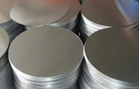 Round aluminum sheet discs for traffic signs