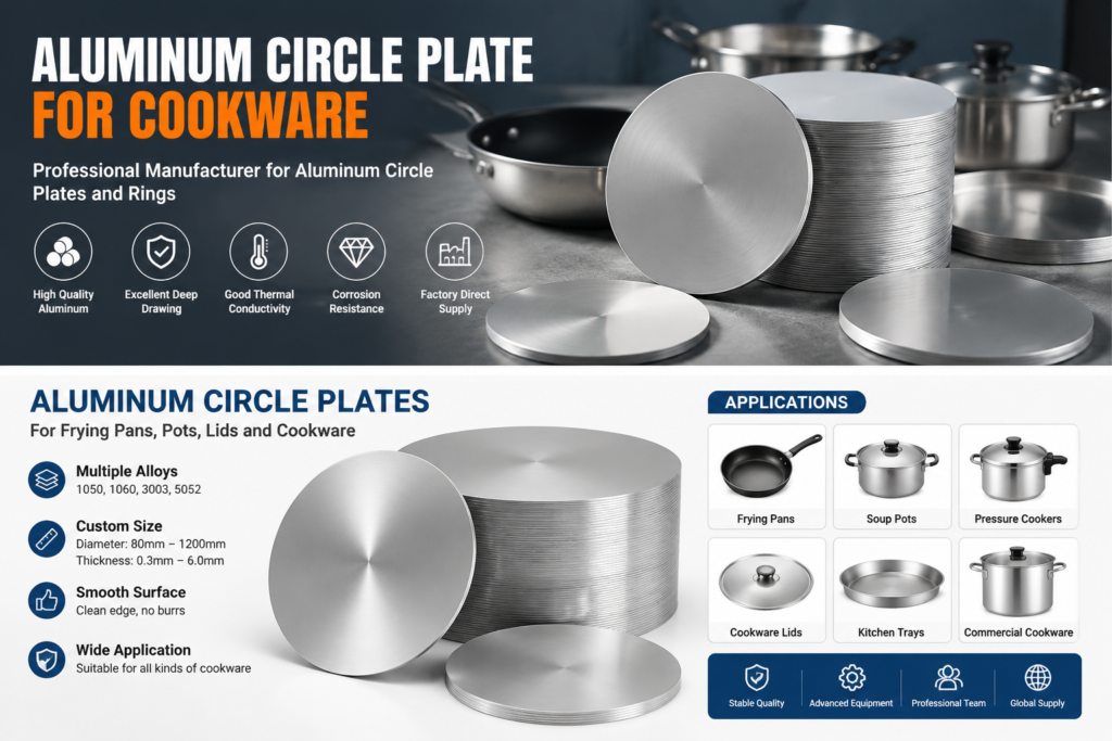 aluminum cicle plate for cookware