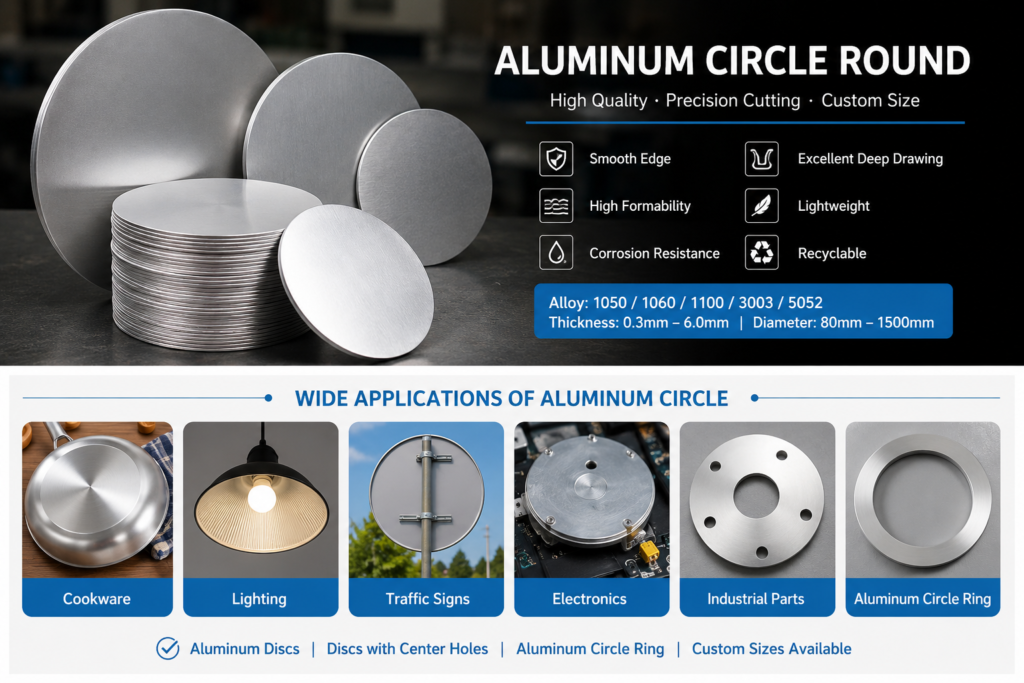 aluminum circle round