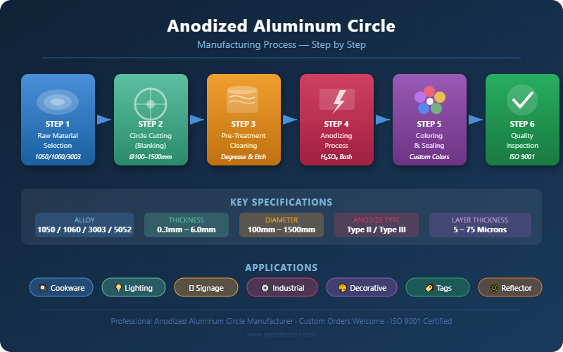 Anodized Aluminum Circle Manufacturing Process
